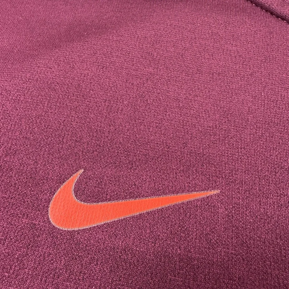 Nike Dri-Fit Virginia Tech Hokies Maroon On-Field Full-Zip Hoodie Mens 2XL EUC